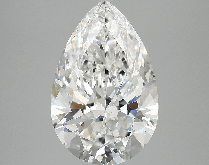 4.04 Carat Pear Shaped Ideal Cut VS2 IGI Certified Lab Grown Diamond