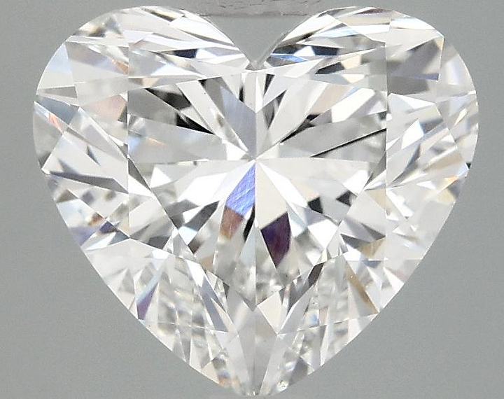 3.07 Carat Heart Shaped Ideal Cut VS1 IGI Certified Lab Grown Diamond