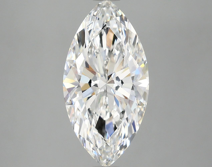 3.08 Carat Marquise Shaped Ideal Cut VVS2 IGI Certified Lab Grown Diamond