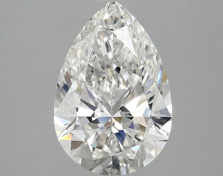 1.95 Carat Pear Shaped Excellent Cut VVS2 IGI Certified Lab Grown Diamond