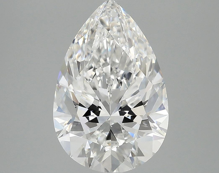3.09 Carat Pear Shaped Excellent Cut VS1 IGI Certified Lab Grown Diamond