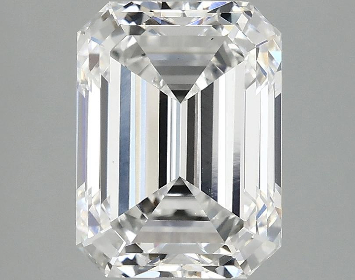 3.08 Carat Emerald Shaped Excellent Cut VS1 IGI Certified Lab Grown Diamond