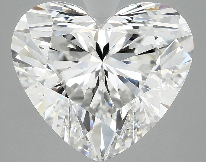 5.08 Carat Heart Shaped Ideal Cut VS1 IGI Certified Lab Grown Diamond