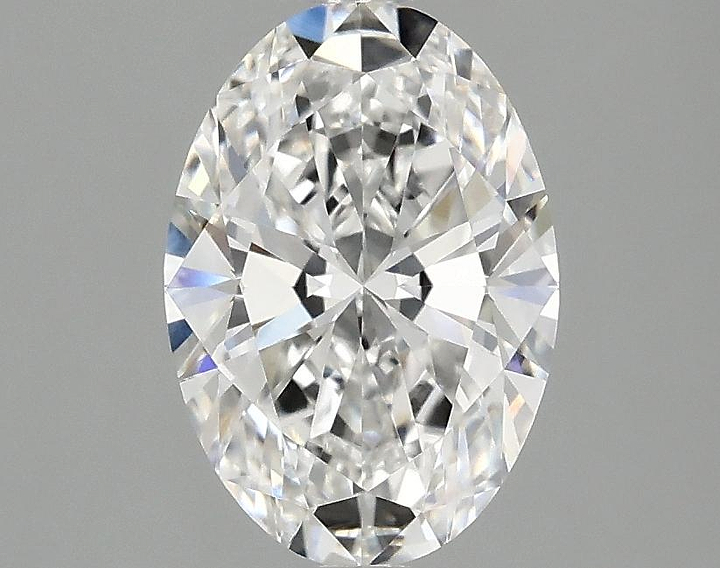 1.5 Carat Oval Shaped Ideal Cut VVS2 IGI Certified Lab Grown Diamond