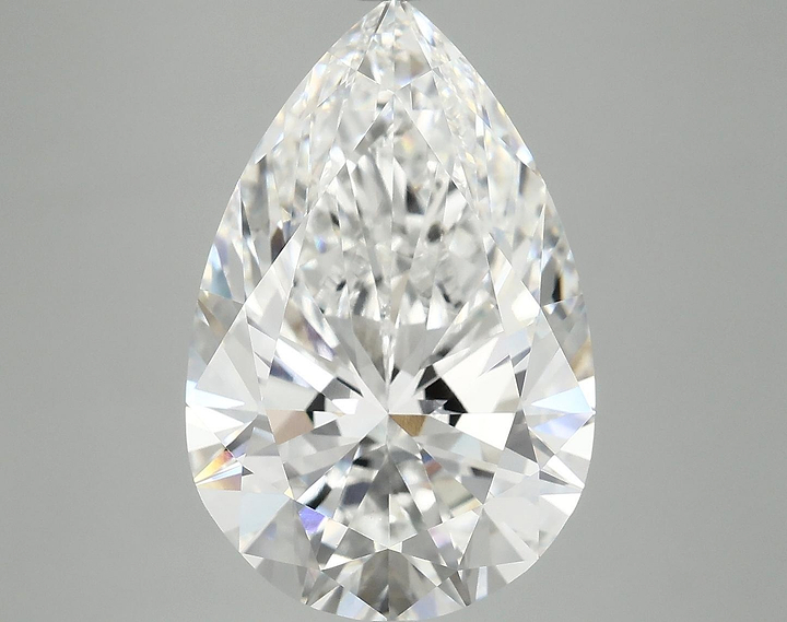 7.07 Carat Pear Shaped Excellent Cut VVS2 IGI Certified Lab Grown Diamond