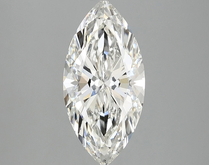 1.97 Carat Marquise Shaped Excellent Cut VVS2 IGI Certified Lab Grown Diamond