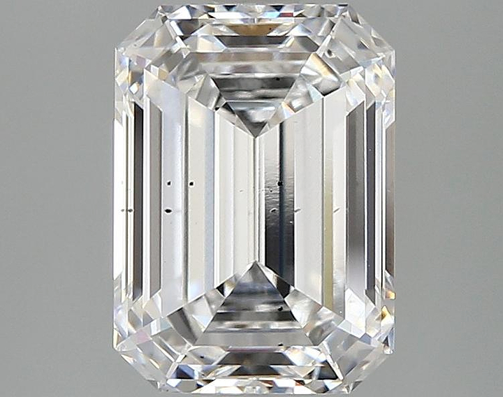 3.0 Carat Emerald Shaped Excellent Cut SI1 IGI Certified Lab Grown Diamond