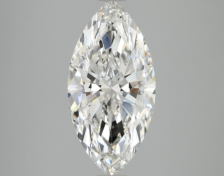 2.91 Carat Marquise Shaped Ideal Cut VVS2 IGI Certified Lab Grown Diamond