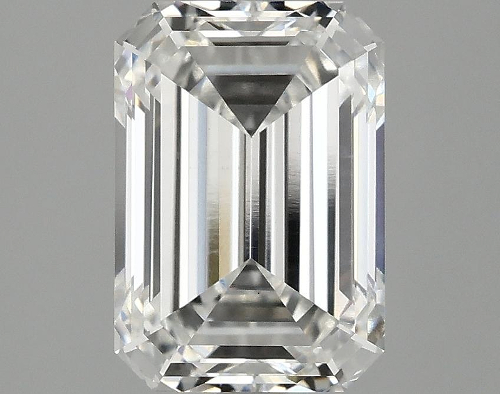 2.98 Carat Emerald Shaped Ideal Cut VS2 IGI Certified Lab Grown Diamond