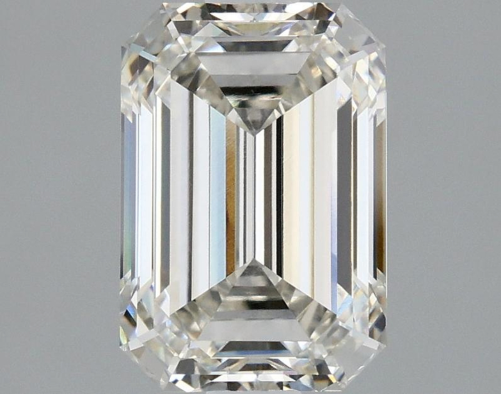 2.12 Carat Emerald Shaped Ideal Cut VVS2 IGI Certified Lab Grown Diamond