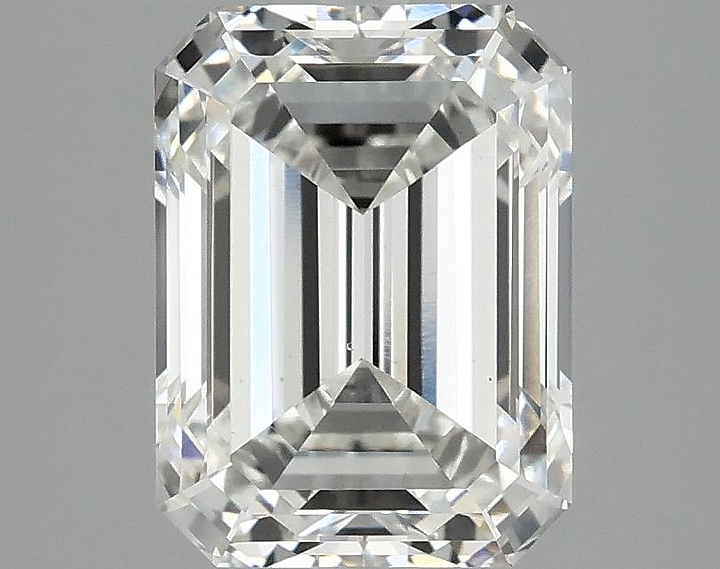 3.07 Carat Emerald Shaped Excellent Cut VS1 IGI Certified Lab Grown Diamond