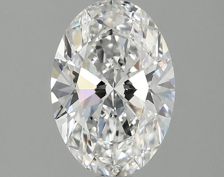 1.45 Carat Oval Shaped Ideal Cut VVS2 IGI Certified Lab Grown Diamond
