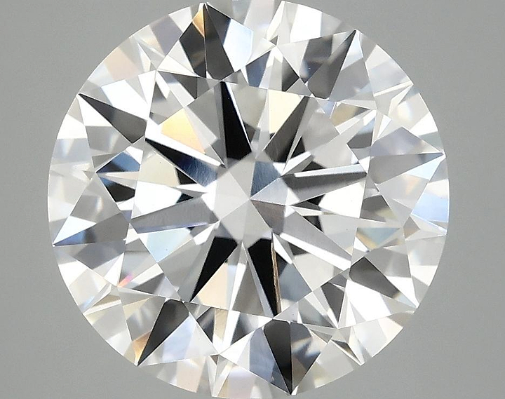 5.08 Carat Round Shaped Ideal Cut VVS2 IGI Certified Lab Grown Diamond