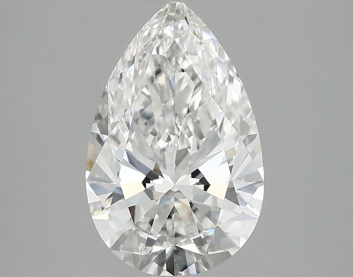 2.06 Carat Pear Shaped Ideal Cut VVS2 IGI Certified Lab Grown Diamond