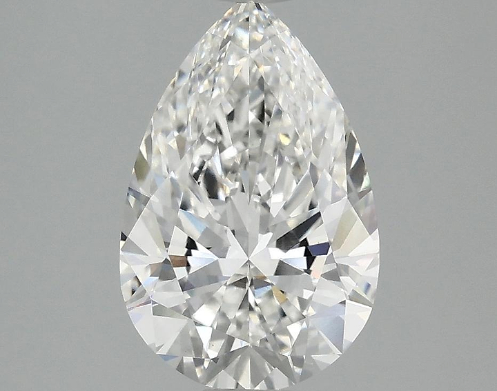 2.1 Carat Pear Shaped Excellent Cut VVS2 IGI Certified Lab Grown Diamond