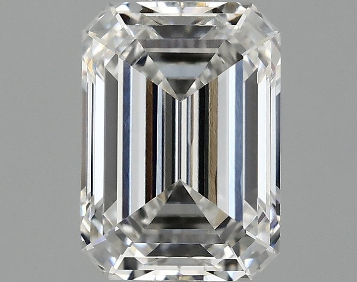 1.59 Carat Emerald Shaped Ideal Cut VVS1 IGI Certified Lab Grown Diamond