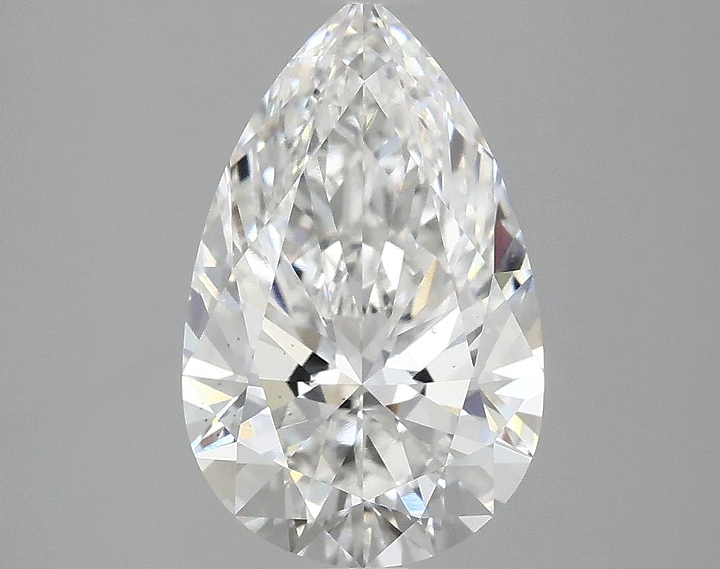 2.52 Carat Pear Shaped Ideal Cut VS2 IGI Certified Lab Grown Diamond