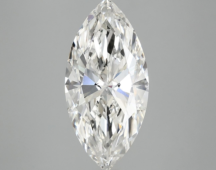 3.02 Carat Marquise Shaped Excellent Cut VVS2 IGI Certified Lab Grown Diamond