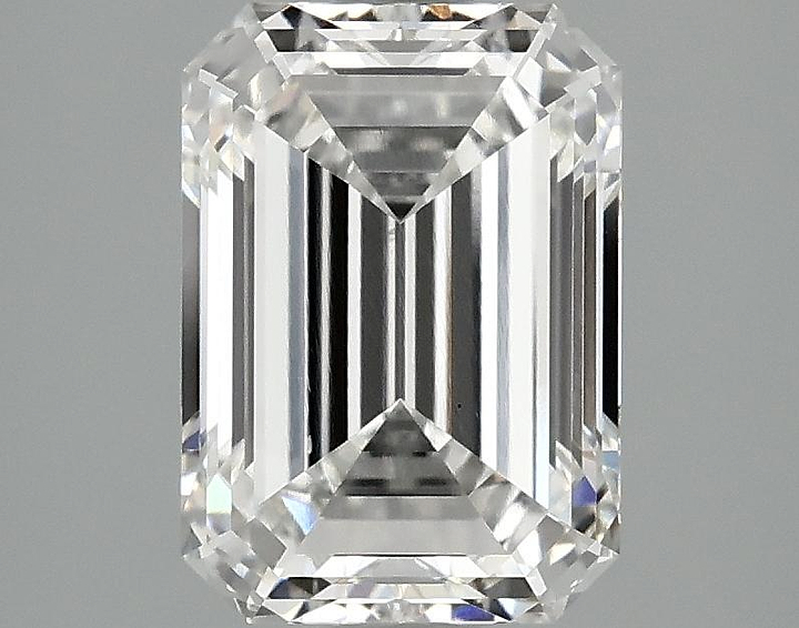 2.52 Carat Emerald Shaped Ideal Cut VS1 IGI Certified Lab Grown Diamond