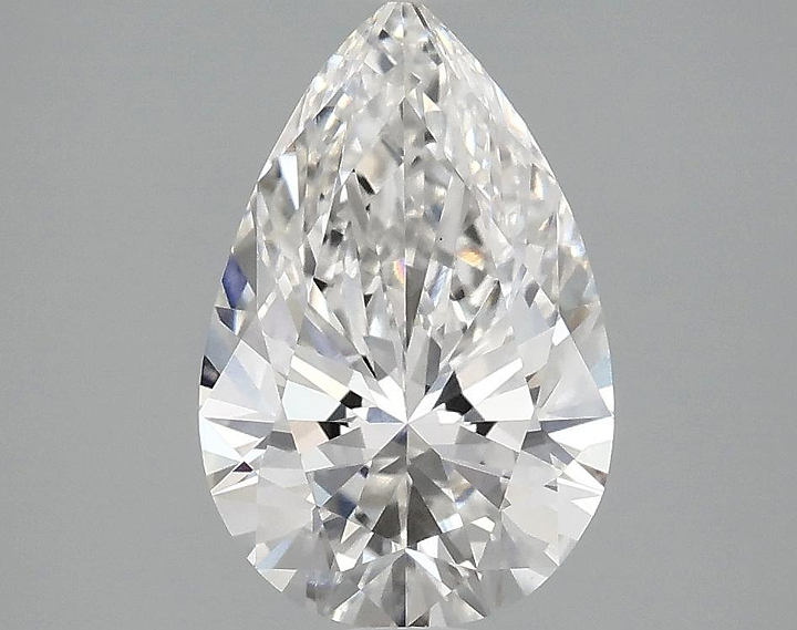 2.07 Carat Pear Shaped Ideal Cut VS1 IGI Certified Lab Grown Diamond