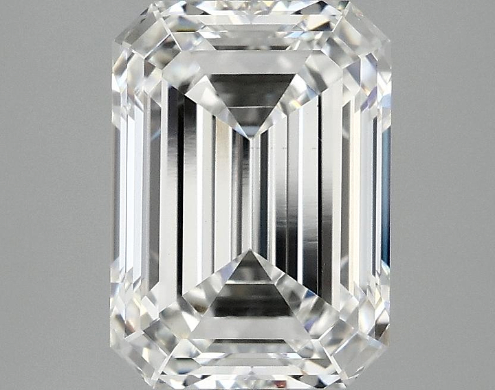 3.09 Carat Emerald Shaped Ideal Cut VS1 IGI Certified Lab Grown Diamond