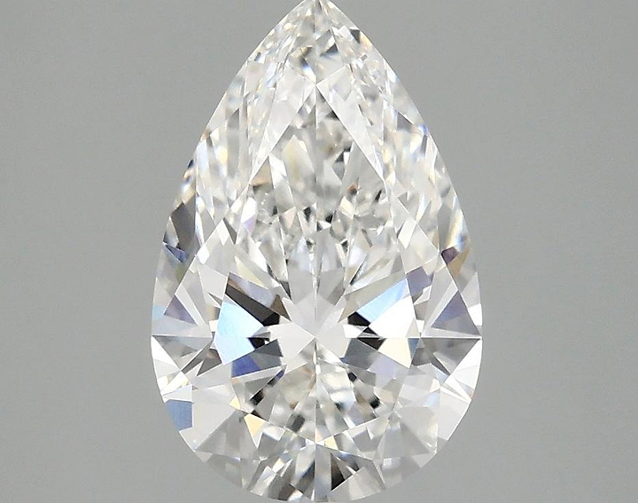 2.0 Carat Pear Shaped Ideal Cut VVS2 IGI Certified Lab Grown Diamond