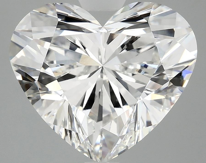 5.04 Carat Heart Shaped Excellent Cut VVS2 IGI Certified Lab Grown Diamond