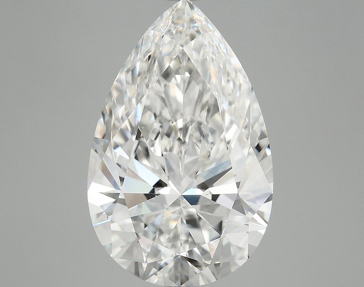 6.82 Carat Pear Shaped Ideal Cut VVS2 IGI Certified Lab Grown Diamond