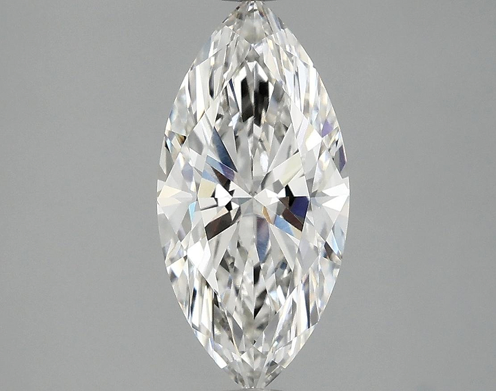 2.03 Carat Marquise Shaped Excellent Cut VVS2 IGI Certified Lab Grown Diamond