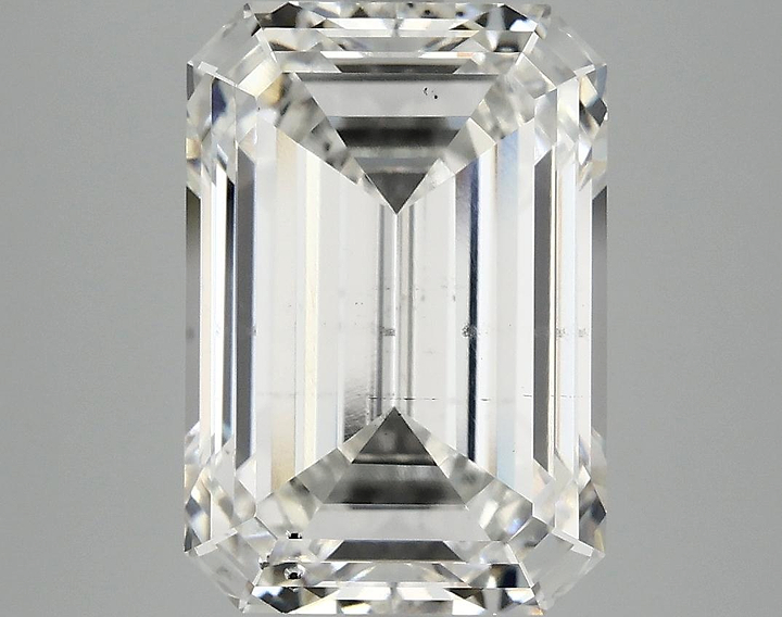 6.07 Carat Emerald Shaped Ideal Cut SI1 IGI Certified Lab Grown Diamond