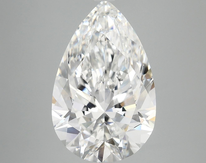 6.02 Carat Pear Shaped Ideal Cut VVS2 IGI Certified Lab Grown Diamond