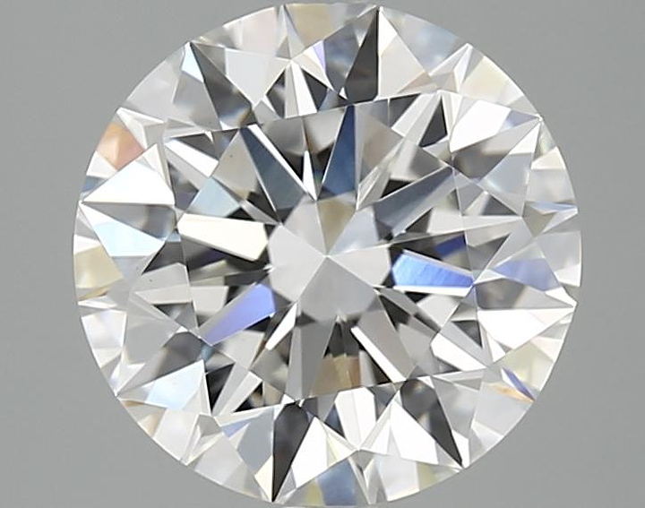 3.05 Carat Round Shaped Ideal Cut VVS2 IGI Certified Lab Grown Diamond