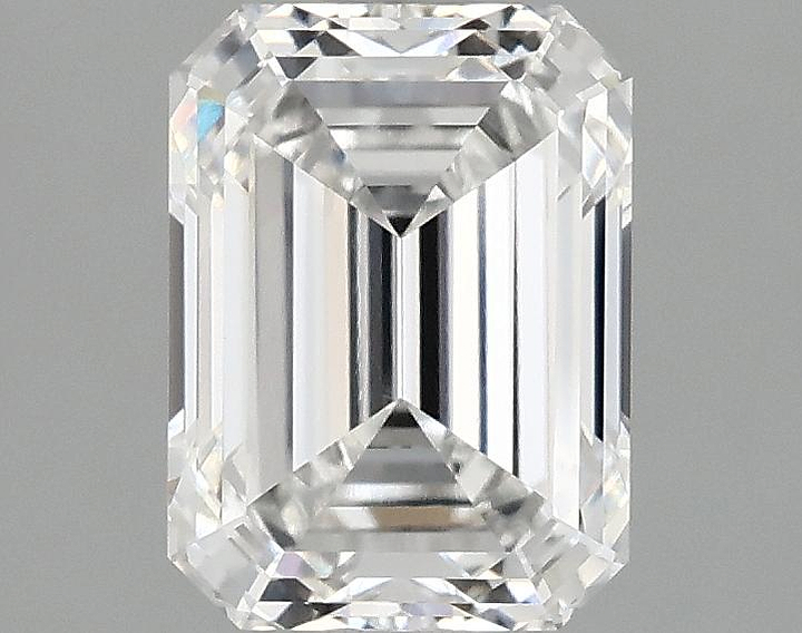 2.05 Carat Emerald Shaped Excellent Cut VVS2 IGI Certified Lab Grown Diamond