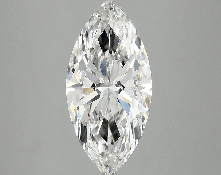3.03 Carat Marquise Shaped Excellent Cut VVS2 IGI Certified Lab Grown Diamond