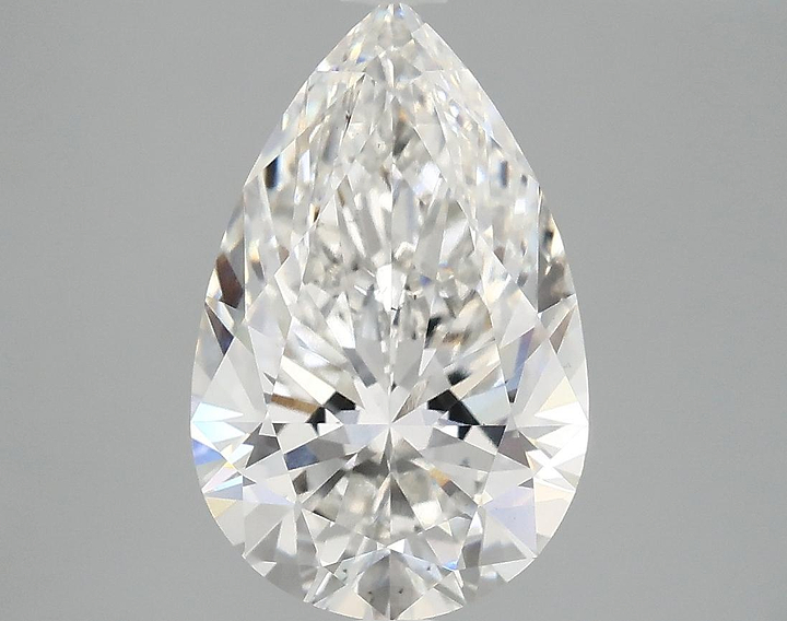 3.09 Carat Pear Shaped Ideal Cut VS2 IGI Certified Lab Grown Diamond