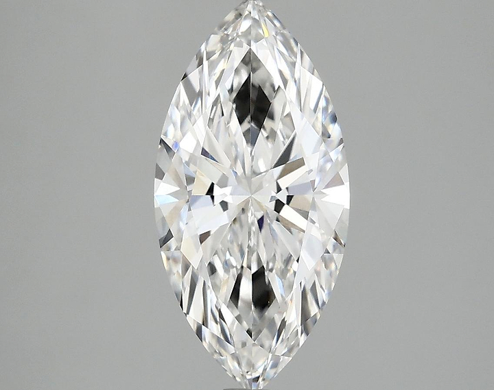 2.01 Carat Marquise Shaped Excellent Cut VVS2 IGI Certified Lab Grown Diamond