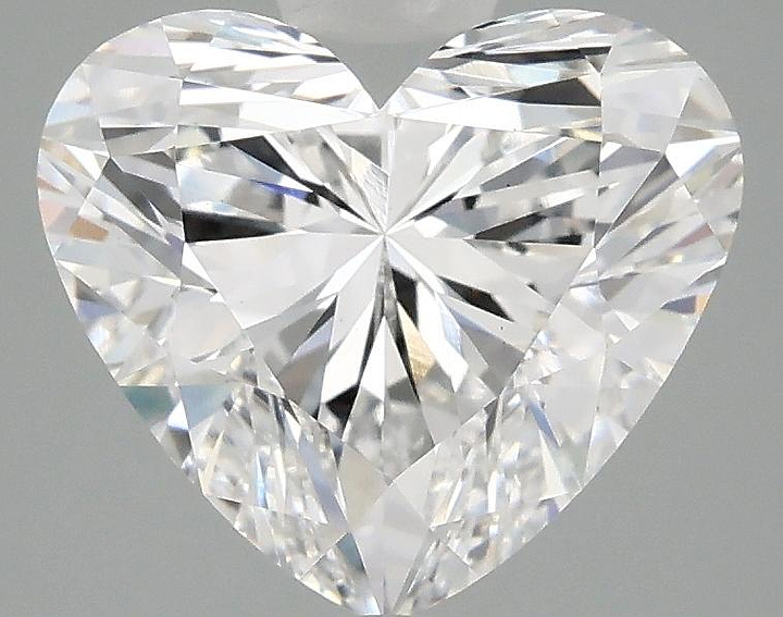 3.08 Carat Heart Shaped Ideal Cut VS1 IGI Certified Lab Grown Diamond