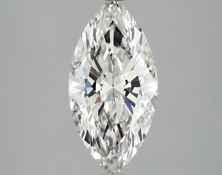 2.08 Carat Marquise Shaped Ideal Cut VVS2 IGI Certified Lab Grown Diamond