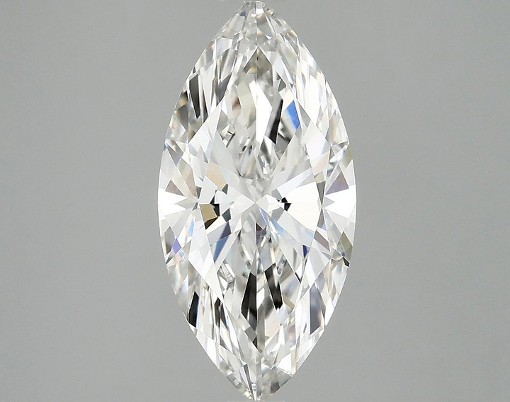 2.34 Carat Marquise Shaped Excellent Cut VVS2 IGI Certified Lab Grown Diamond