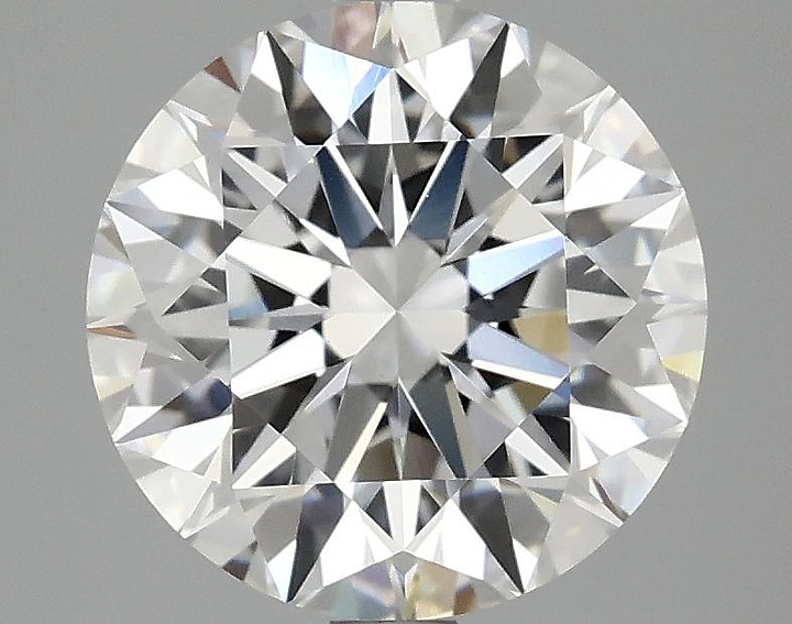 3.03 Carat Round Shaped Excellent Cut VVS2 IGI Certified Lab Grown Diamond