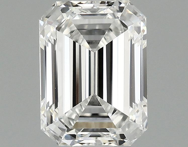 0.97 Carat Emerald Shaped Excellent Cut VVS2 IGI Certified Lab Grown Diamond