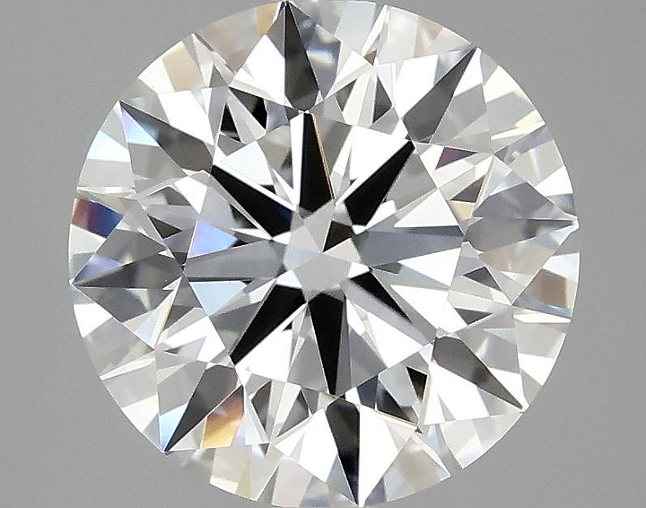 3.07 Carat Round Shaped Ideal Cut VVS2 IGI Certified Lab Grown Diamond