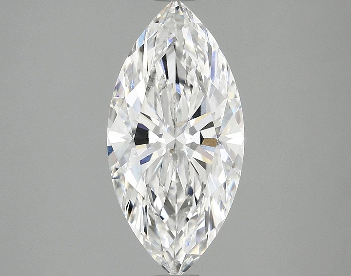 2.05 Carat Marquise Shaped Ideal Cut VVS2 IGI Certified Lab Grown Diamond