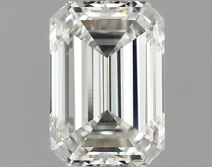 0.99 Carat Emerald Shaped Ideal Cut VVS2 IGI Certified Lab Grown Diamond