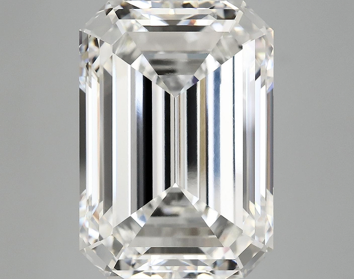 12.64 Carat Emerald Shaped Ideal Cut VVS2 IGI Certified Lab Grown Diamond