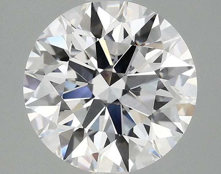 2.58 Carat Round Shaped Excellent Cut VVS2 IGI Certified Lab Grown Diamond