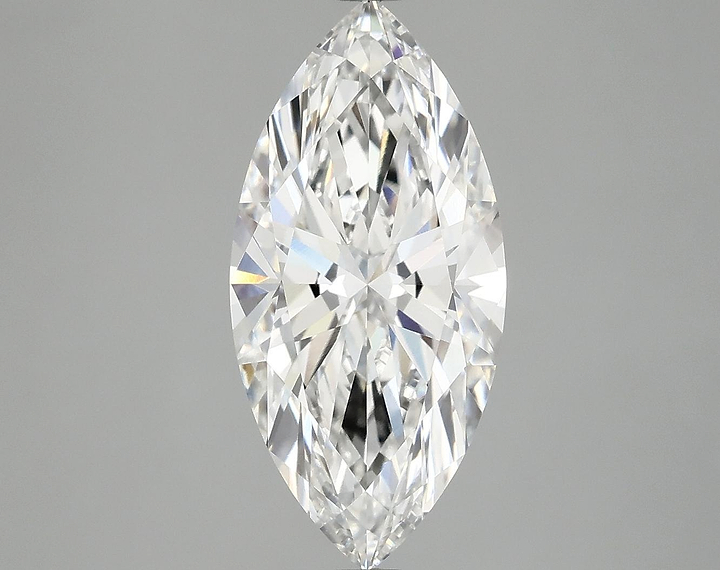 3.06 Carat Marquise Shaped Excellent Cut VVS2 IGI Certified Lab Grown Diamond