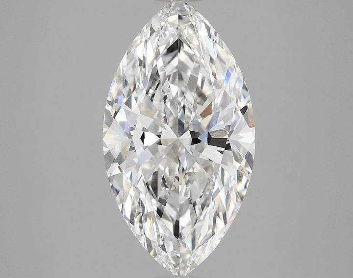 3.08 Carat Marquise Shaped Excellent Cut VS1 IGI Certified Lab Grown Diamond