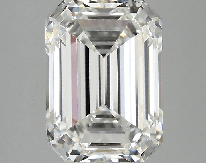 3.07 Carat Emerald Shaped Excellent Cut VS1 IGI Certified Lab Grown Diamond