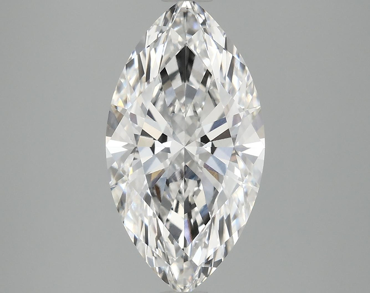 2.88 Carat Marquise Shaped Excellent Cut VS1 IGI Certified Lab Grown Diamond